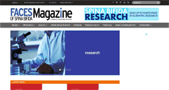 Desktop Screenshot of facesofspinabifida.com